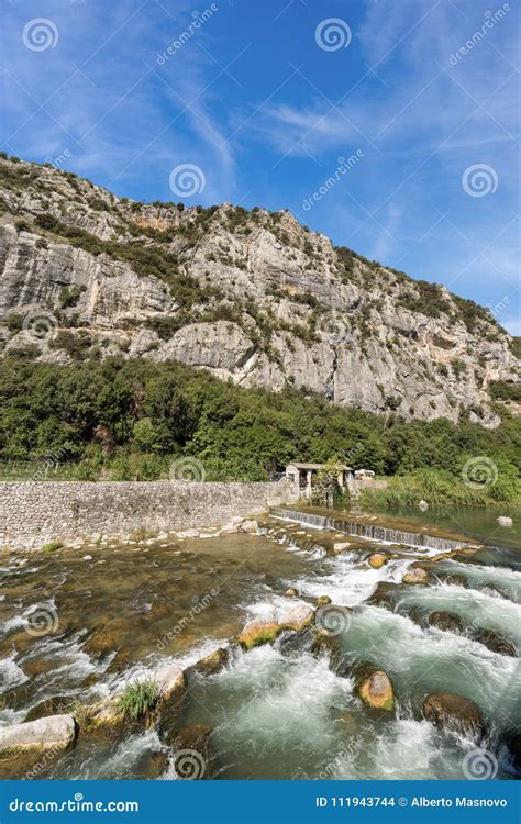 Sarca River Fiume Sarca Trentino Italy Stock Photo Image Of Creek