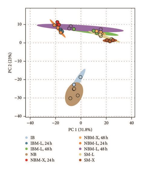 Principal Component Analysis Of The Dataset The First Two Principal Download Scientific