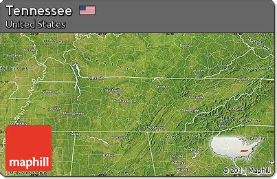 Free Satellite Map Of Tennessee