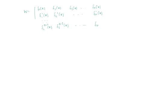 SOLVED Show That If N Sufficiently Differentiable Functions Are