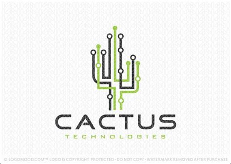 Cactus Technologies Buy Premade Readymade Logos For Sale Logo