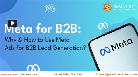 PPT Why How To Use Meta Ads For B2B Lead Generation Samskriti