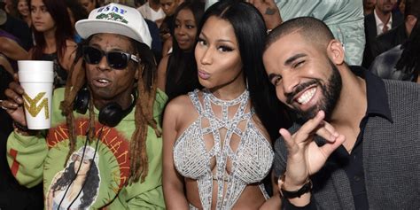 Nicki Minaj Lil Wayne And Drake Now Rappers With The Most Top