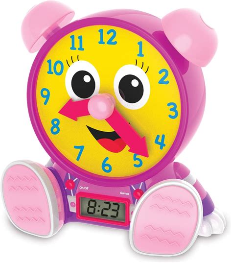 Buy The Learning Journey Telly Jr Teaching Time Clock Pink Color