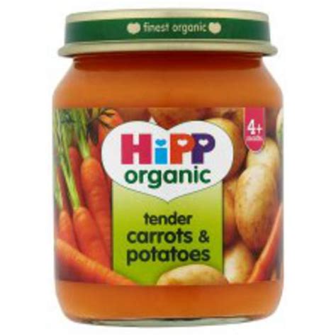 Organic Carrot And Potato Baby Food 4 Months Plus In 125g Jar From Hipp