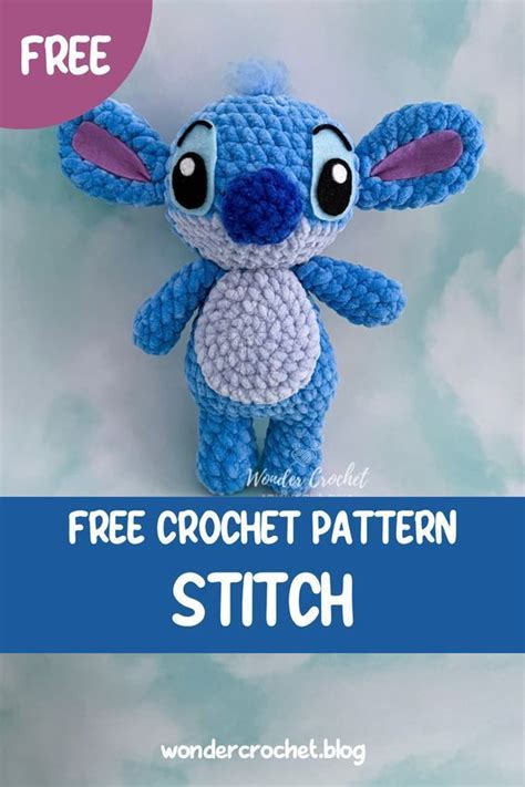 Stitch Free Crochet Pattern Amigurumi Wonder Crochet Disney