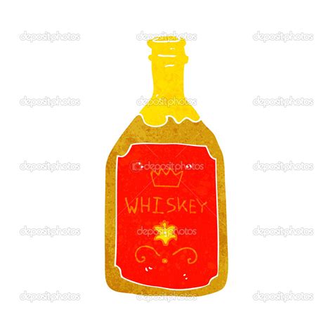 Cartoon Whiskey Bottle Stock Vector By Lineartestpilot 44670035