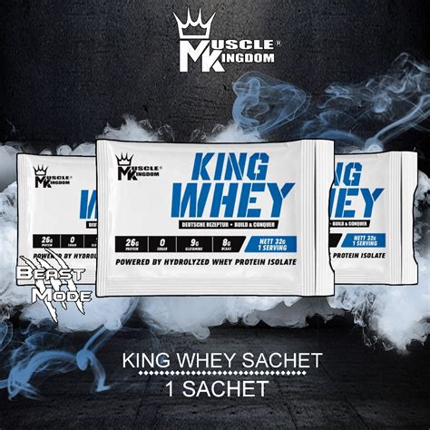 Muscle Kingdom King Whey Protein Hydro Isolate Primary Sachet G