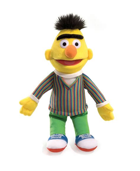 Gund Sesame Street Official Bert Muppet 14" Plush, Premium Plush Toy ...