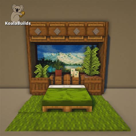 Minecraft: Simple bed design ideas | Minecraft bedding, Minecraft ...