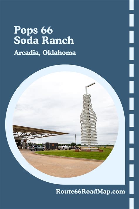 Pops 66 Soda Ranch In Arcadia Oklahoma Route 66 Road Map