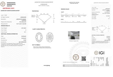 Igi 1 09CT E VS1 OVAL CUT LAB GROWN DIAMOND Symmetry Excellent At
