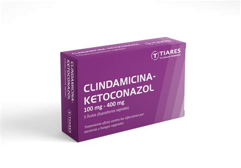 KETOCONAZOL CLINDAMICINA 400 100MG OVULOS CAJA CON OVULOS