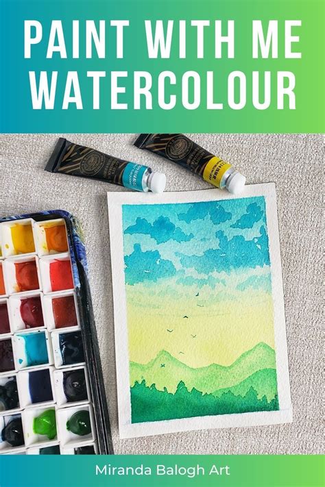 Paint with Me Watercolour: Easy Landscape Painting for Beginners ... 
