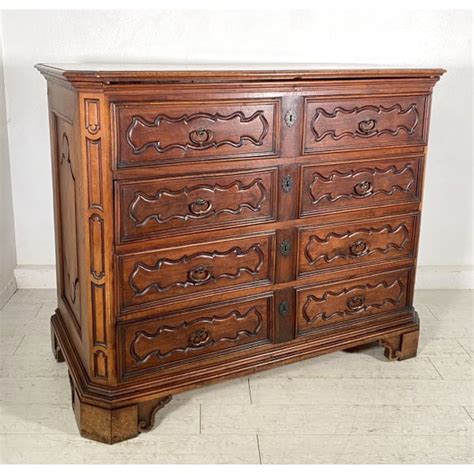 ANTICO GROSSO COMO CANTERANO 1600 LEGNO NOCE ABETE MASSELLO SECRETAIRE