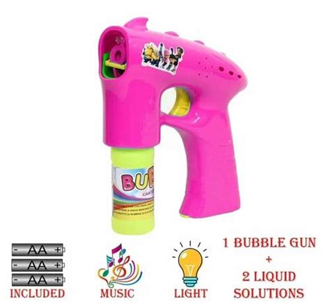 Kids Pink Bubble Gun Toy At ₹ 150 फ्लाइंग टॉय In New Delhi Id