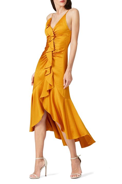 Front Ruffle Dress By Simkhai Rent The Runway