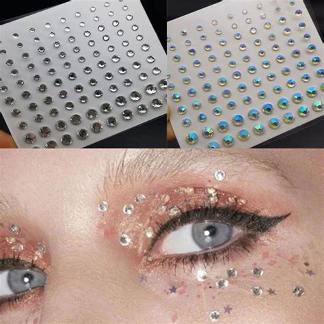 Nail Art Diamant Make Up K Rper Stirn Juwel Augen Make Up Augen