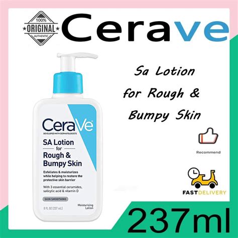 Cerave Renewing Sa Lotion Salicylic Acid Moisturizer 237ml For Rough And Bumpy Skin Lazada Ph