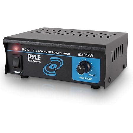 Amazon Pyle Home Compact Mini Stereo Power Amplifier X Watt