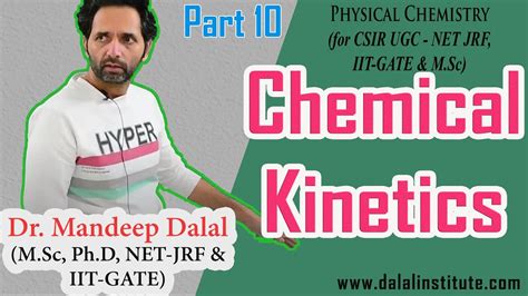 Chemical Kinetics Csir Ugc Net Jrf June Iit Gate Dr