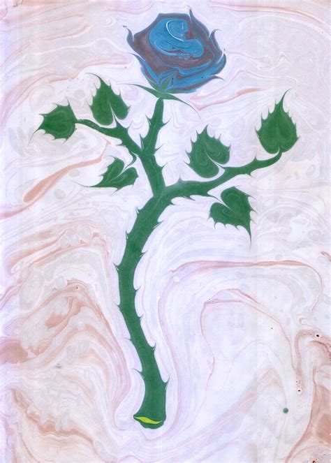 Ebru Art Rose | Ebru art, Marble art, Creative art activities