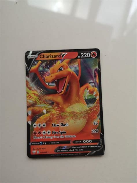 Charizard V English Darkness Ablaze Pokemon Card Hobbies