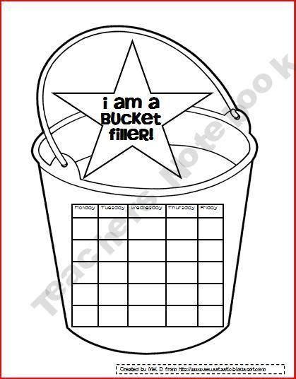 Bucket Filling Sticker Chart From Mel D Seusstastic On Teachersnotebook