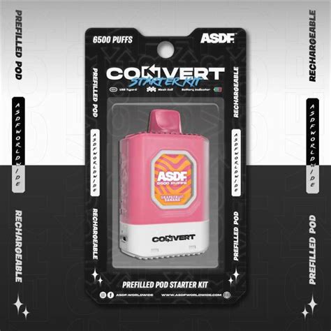 READY STOCK 𝙰SD𝙵 Convert 10000 Puff by ASDF Worldwide PRE FILLED