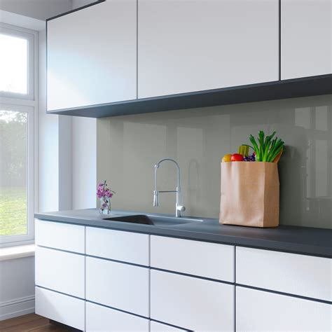 Gunmetal Grey Acrylic Splashback Genie Splashbacks