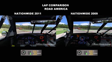 Iracing Nationwide 2009 2011 Comparison New Tire Model Youtube