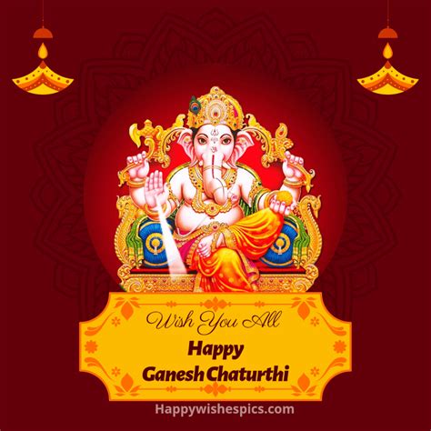 Happy Ganesh Chaturthi 2022 Status Wishes Pics