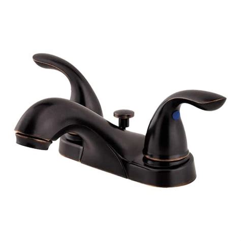 Reviews For Pfister 4 In Centerset Double Handle Bathroom Faucet In Tuscan Bronze Pg 1 The