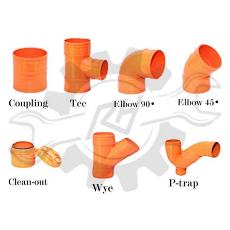 PVC ORANGE And BLACK FITTINGS 2 Inch PER PC Lazada PH