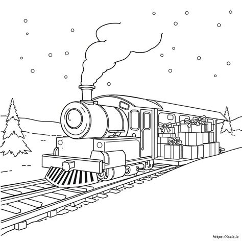 Free Polar Express Coloring Pages