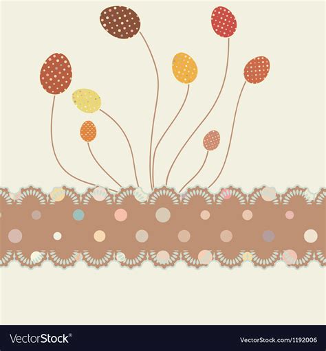 Easter card template card eps 8 Royalty Free Vector Image