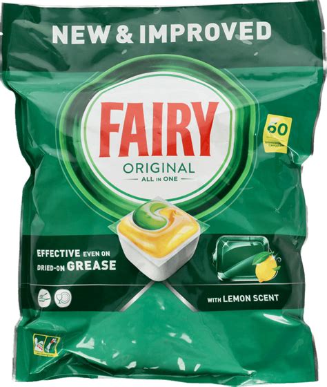 FAIRY, Original All In One, kapsułki do zmywarki Lemon, 60 szt ...