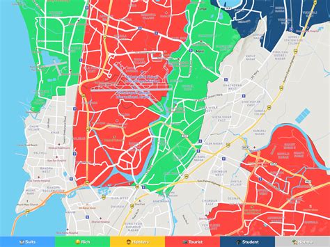 Mumbai Neighborhood Map