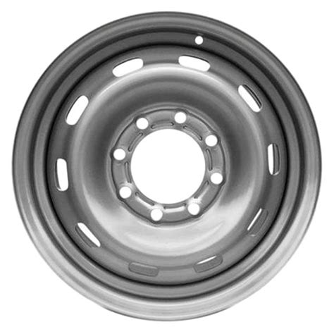 Id Select® Dodge Ram 2003 10 Slot Silver 17x75 Steel Factory Wheel New Oem Replica