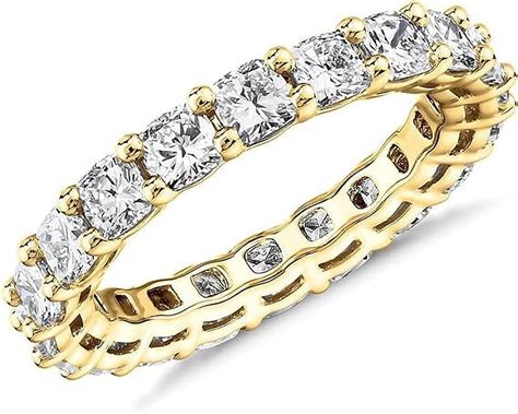 PAVOI 14K Yellow Gold Plated Rings Cubic Zirconia Love Ring 3mm