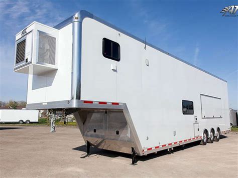 Custom Stacker Living Quarters Race Trailer | MO Great Dane trailers