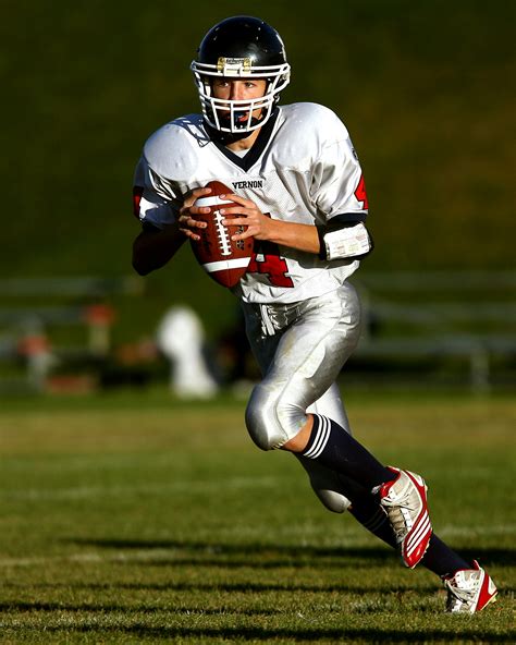 Man in Blue Football Jersey · Free Stock Photo