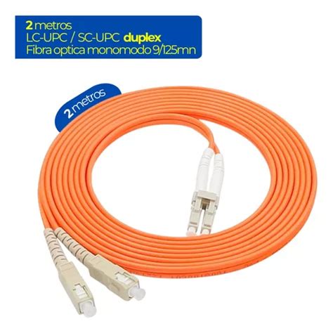 Patch Cord Fibra Óptica Multimodo Duplex Lc upc sc upc 2mt MercadoLibre