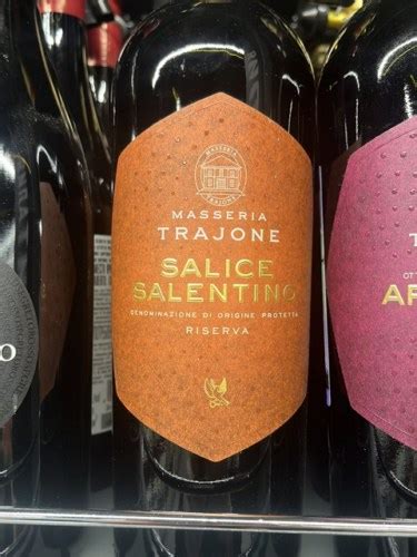 Masseria Trajone Salice Salentino Riserva Vivino United States