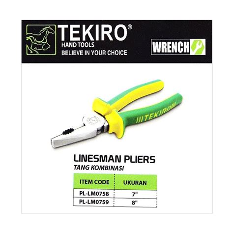 Jual Tekiro Pl Lm0758 Tang Kombinasi 7 Inch Di Seller Palace Of Tools