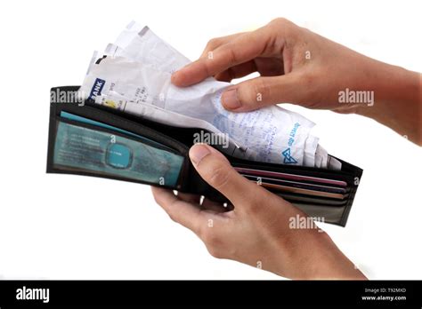 Overstuffed Wallet With Credit Cards Hi Res Stock Photography And