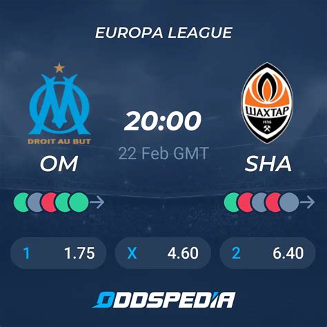 Olympique Marseille vs Shakhtar Donetsk» Predictions, Odds, Live Score ...