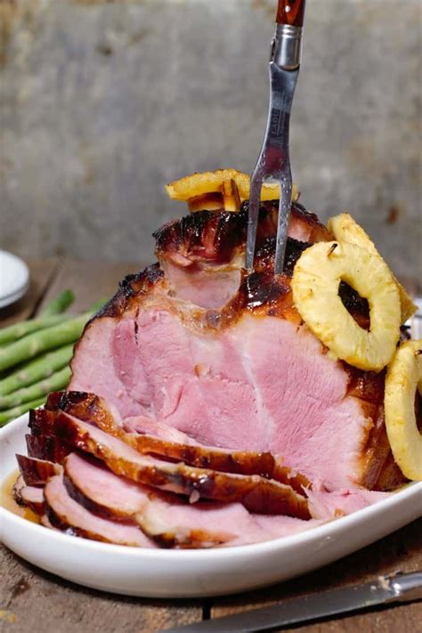 Pineapple Honey Glazed Ham Bone In Recipe Honey Glazed Ham Ham