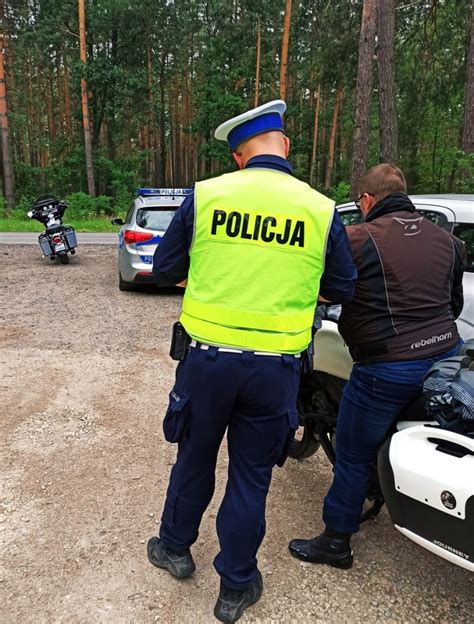 Działania Bezpieczny motocyklista Policjanci ujawnili blisko 70