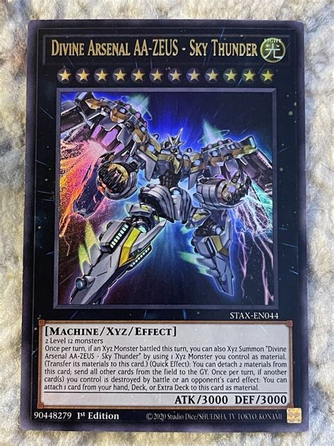 DIVINE ARSENAL AA ZEUS SKY THUNDER 1ST EDITION ULTRA RARE YUGIOH